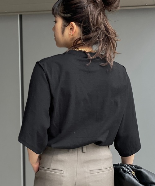 tシャツ C'est le Printempsフレアスリーブカットソー レディース naru-644021_1.jpg