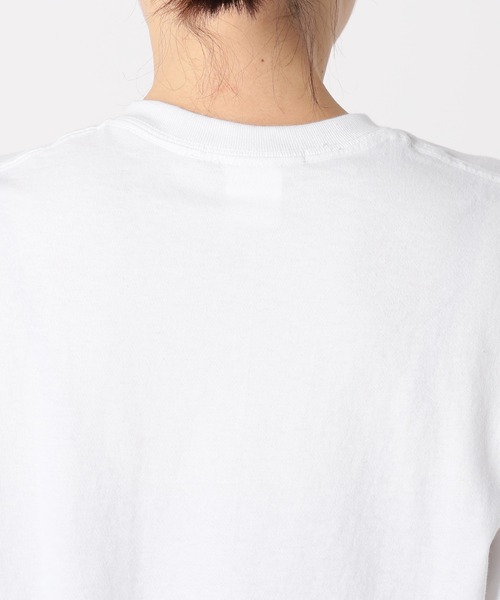 PRE_（プレ）の「【PRE_/プレ】フレアスリーブTシャツ（Tシャツ/カットソー・レディース・ネイビー/ホワイト/ブラック・FREE）」の14枚目の写真