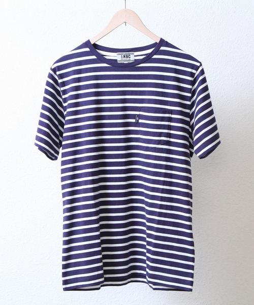 coen(コーエン)の「【MBC】ボーダーポケT(ユニセックス)(Tシャツ/カットソー・メンズ・ネイビー/グレー/オフホワイト・LARGE/MEDIUM/SMALL/X-LARGE/X-SMALL)」の6枚目の写真