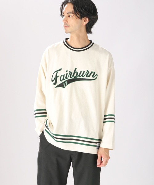 niko and...(ニコアンド)の「レタリングラインロングTシャツ(Tシャツ/カットソー・メンズ・パープル/ネイビー/アイボリー・MEDIUM/LARGE)」の15枚目の写真