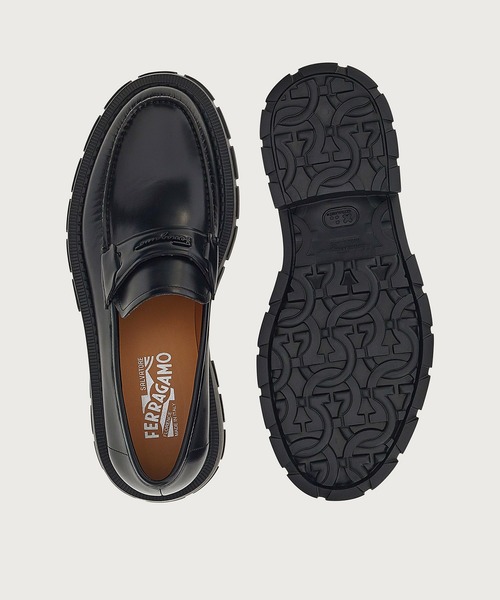 FERRAGAMO(フェラガモ)の「モカシン(モカシン/デッキシューズ・メンズ・ブラック・7.5/6.5/7/8/8.5)」の4枚目の写真
