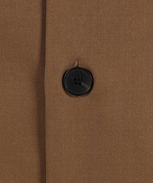 TOMORROWLAND （トゥモローランド）の「ウール スタンドカラーシャツ（シャツ/ブラウス・メンズ・ネイビー/ブラウン・S/M/XS）」の11枚目の写真