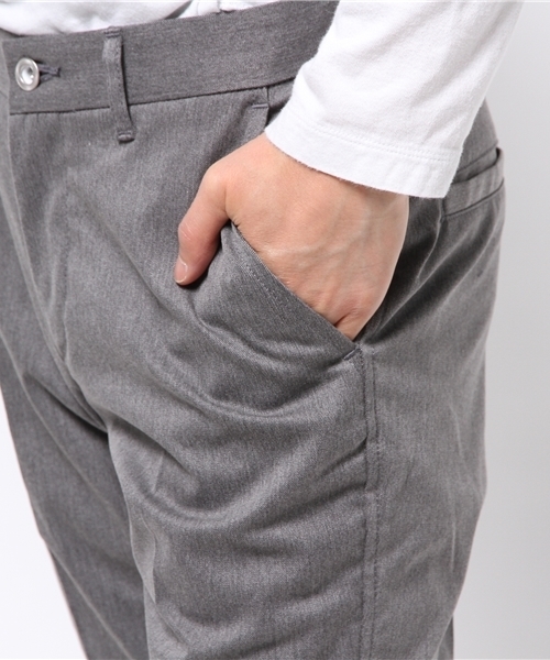 EDIFICE（エディフィス）の「◇C/PE ツイル クリースパンツ（スラックス・メンズ・チャコールグレー/ベージュ/ネイビー/ブルー系その他・29/31/32/30/33）」の10枚目の写真