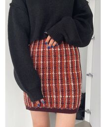 EMODA | ツイードニットスカート(スカート)