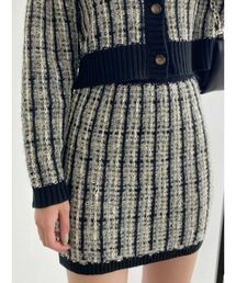 EMODA | ツイードニットスカート(スカート)