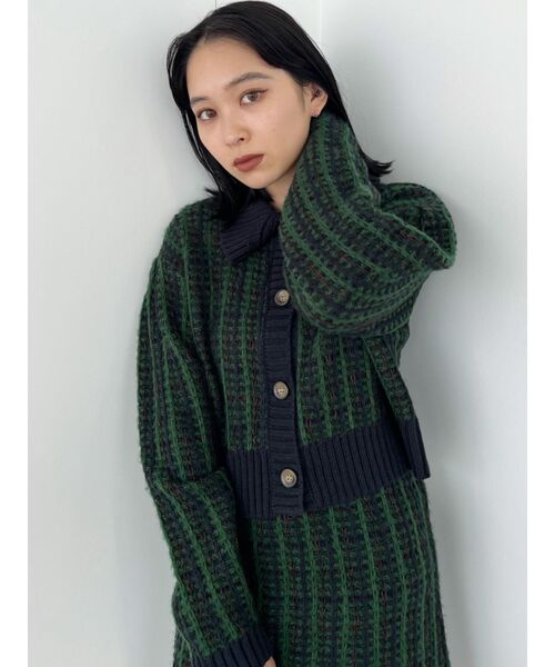 EMODA（エモダ）の「ツイードニットスカート（スカート・レディース・ブラック/レッド/グリーン・FREE）」の15枚目の写真