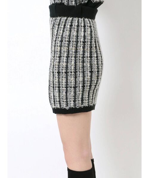 EMODA（エモダ）の「ツイードニットスカート（スカート・レディース・ブラック/レッド/グリーン・FREE）」の18枚目の写真