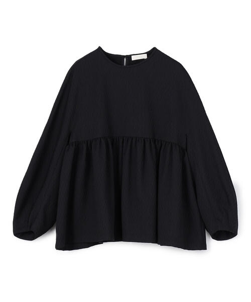 TOMORROWLAND (トゥモローランド)の「ランバスジャカード ペプラムブラウス(シャツ/ブラウス・レディース・ブラック/ホワイト・36)」の1枚目の写真