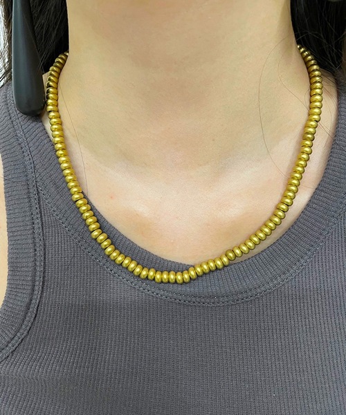 GARA(ガラ)の「GARA:CAPTURE NECKLACE(ネックレス・メンズ・ゴールド・ONE SIZE)」の4枚目の写真