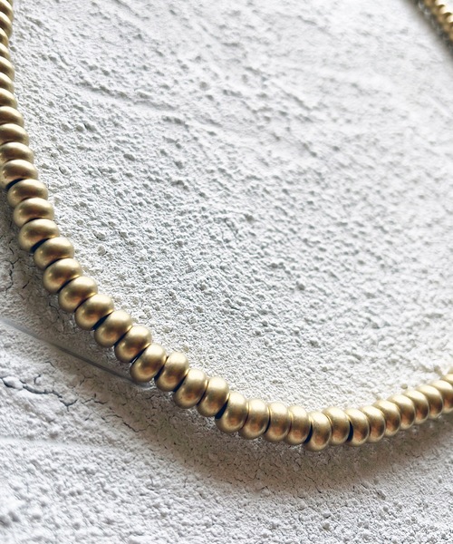 GARA(ガラ)の「GARA:CAPTURE NECKLACE(ネックレス・メンズ・ゴールド・ONE SIZE)」の6枚目の写真