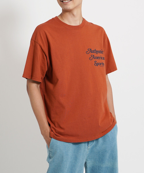 Russell Athletic(ラッセルアスレティック)の「RUSSELL ATHLETIC ラッセルアスレチック プリントTシャツ(Tシャツ/カットソー・メンズ・ホワイト/ブラック/ネイビー/オレンジ・FREE)」の10枚目の写真