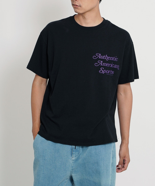 Russell Athletic(ラッセルアスレティック)の「RUSSELL ATHLETIC ラッセルアスレチック プリントTシャツ(Tシャツ/カットソー・メンズ・ホワイト/ブラック/ネイビー/オレンジ・FREE)」の7枚目の写真