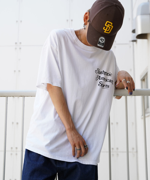 Russell Athletic(ラッセルアスレティック)の「RUSSELL ATHLETIC ラッセルアスレチック プリントTシャツ(Tシャツ/カットソー・メンズ・ホワイト/ブラック/ネイビー/オレンジ・FREE)」の21枚目の写真