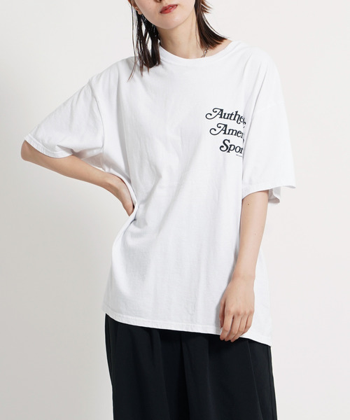 Russell Athletic(ラッセルアスレティック)の「RUSSELL ATHLETIC ラッセルアスレチック プリントTシャツ(Tシャツ/カットソー・メンズ・ホワイト/ブラック/ネイビー/オレンジ・FREE)」の9枚目の写真