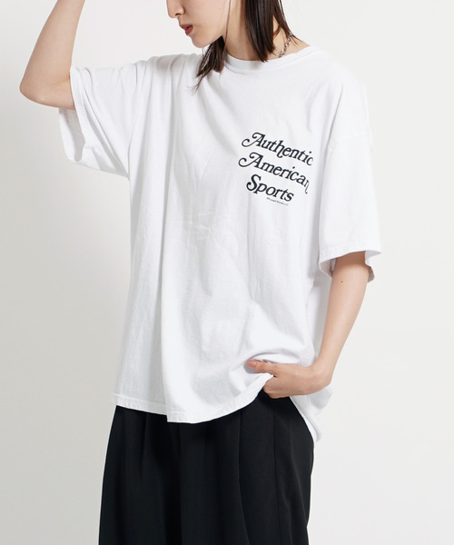 Russell Athletic(ラッセルアスレティック)の「RUSSELL ATHLETIC ラッセルアスレチック プリントTシャツ(Tシャツ/カットソー・メンズ・ホワイト/ブラック/ネイビー/オレンジ・FREE)」の17枚目の写真