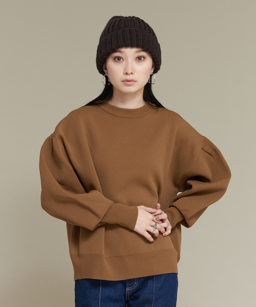 NOMINE（ノミネ）の「【WEB限定】【Santelli Francesca】 ニット帽（ニットキャップ/ビーニー・レディース・ライトグレー/オレンジ/ブラック・フリー）」の16枚目の写真