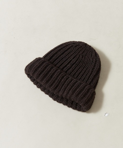 NOMINE（ノミネ）の「【WEB限定】【Santelli Francesca】 ニット帽（ニットキャップ/ビーニー・レディース・ライトグレー/オレンジ/ブラック・フリー）」の8枚目の写真