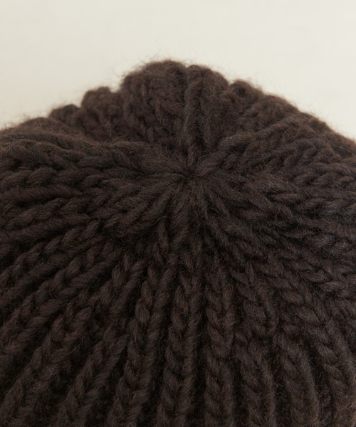 NOMINE（ノミネ）の「【WEB限定】【Santelli Francesca】 ニット帽（ニットキャップ/ビーニー・レディース・ライトグレー/オレンジ/ブラック・フリー）」の10枚目の写真