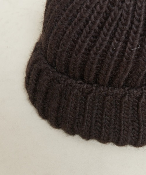 NOMINE（ノミネ）の「【WEB限定】【Santelli Francesca】 ニット帽（ニットキャップ/ビーニー・レディース・ライトグレー/オレンジ/ブラック・フリー）」の11枚目の写真