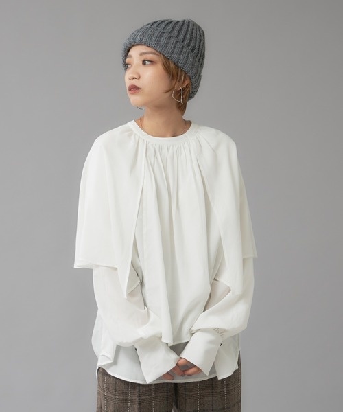 NOMINE（ノミネ）の「【WEB限定】【Santelli Francesca】 ニット帽（ニットキャップ/ビーニー・レディース・ライトグレー/オレンジ/ブラック・フリー）」の19枚目の写真