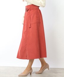 DRESKIP | ベルト付き 配色 ステッチ スカート(スカート)