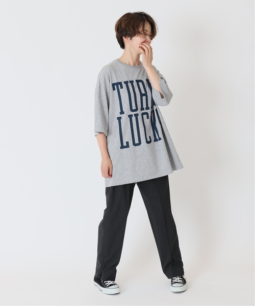 JOURNAL STANDARD LUXE（ジャーナルスタンダード　ラックス）の「《追加》プリントT TURNS LUCKS（Tシャツ/カットソー・レディース・グレー・SMALL/MEDIUM）」の4枚目の写真