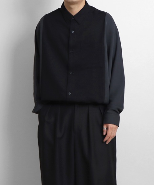Confirm(コンファーム)の「ドルマンスリーブ ルーズシルエットシャツ【Confirm】(シャツ/ブラウス・メンズ・ホワイト/ブラック/ミント・FREE)」の11枚目の写真