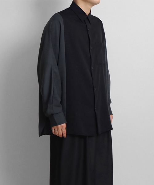 Confirm(コンファーム)の「ドルマンスリーブ ルーズシルエットシャツ【Confirm】(シャツ/ブラウス・メンズ・ホワイト/ブラック/ミント・FREE)」の6枚目の写真