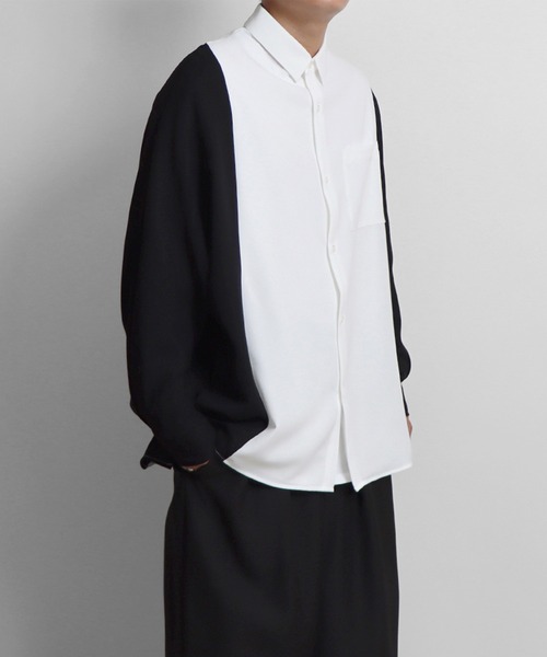 Confirm(コンファーム)の「ドルマンスリーブ ルーズシルエットシャツ【Confirm】(シャツ/ブラウス・メンズ・ホワイト/ブラック/ミント・FREE)」の4枚目の写真