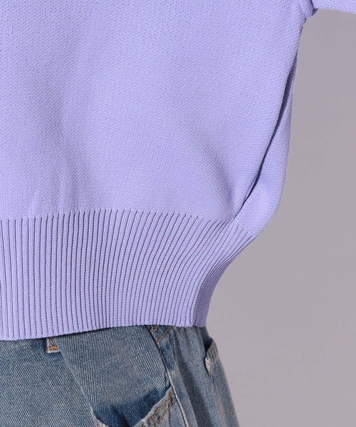 repipi armario（レピピ アルマリオ）の「モチモチZIPパーカー（パーカー・キッズ・パープル/ブラック・MEDIUM/LARGE）」の16枚目の写真