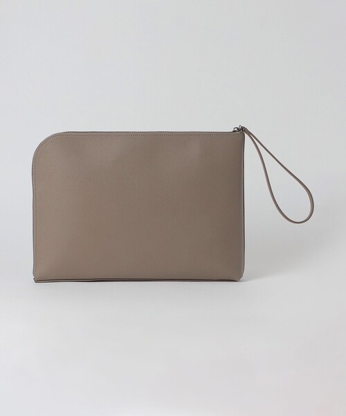 BLACK LABEL CRESTBRIDGE（ブラックレーベル・クレストブリッジ）の「エンボスシュリンクレザークラッチバッグ（クラッチバッグ・メンズ・ブラック/ベージュ系その他5・FREE）」の5枚目の写真