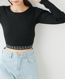 OLIVE des OLIVE | 裾ゴムロンティー(Tシャツ/カットソー)