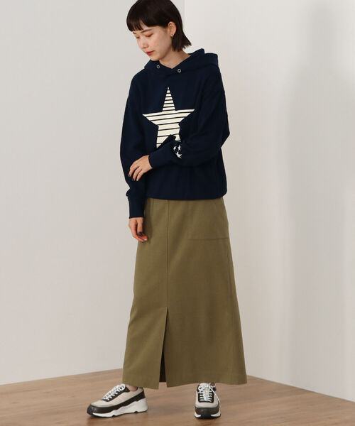 BEAMS HEART(ビームスハート)の「BEAMS HEART / カットツイル タイトスカート(スカート・レディース・ブラウン/ネイビー/グリーン系その他4・MEDIUM/SMALL)」の17枚目の写真