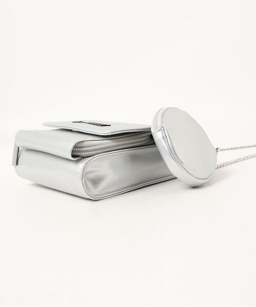 ZIDDY（ジディ）の「ZIDDY/コインパース付コンパクトショルダーフラップバッグ（ショルダーバッグ・キッズ・グレー/グリーン・ONESIZE）」の20枚目の写真