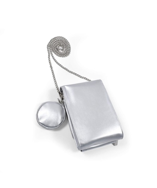 ZIDDY（ジディ）の「ZIDDY/コインパース付コンパクトショルダーフラップバッグ（ショルダーバッグ・キッズ・グレー/グリーン・ONESIZE）」の19枚目の写真