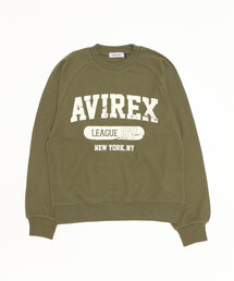 AVIREX | MINI WAFFLE CALLEGE LOGO T-SHIRT/ ミニワッフルカレッジロゴTシャツ(Tシャツ/カットソー)