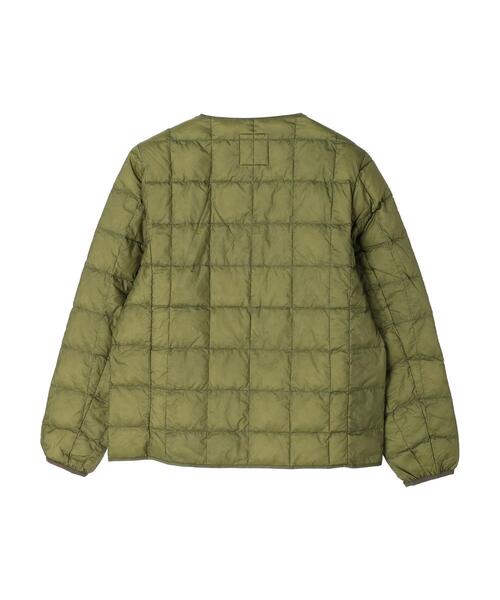 Gramicci(グラミチ)の「【WEB限定】GRAMICCI × TAION インナーダウンジャケット *(ダウンジャケット/コート・メンズ・オリーブ/ブラック/パープル・L/XL/M)」の7枚目の写真