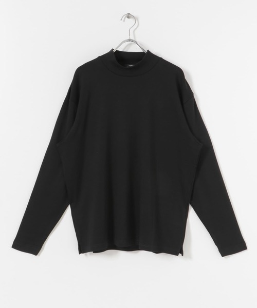 ITEMS URBANRESEARCH（アイテムズ アーバンリサーチ）の「シルケットスムース モックネックカットソー（Tシャツ/カットソー・メンズ・ブラック/グレー系その他/ホワイト・MEDIUM/LARGE）」の21枚目の写真