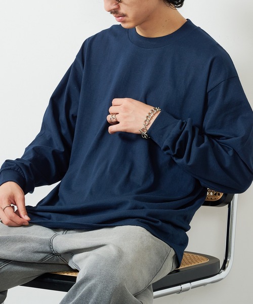 PRO CLUB (プロクラブ)の「【PRO CLUB】6.5ozヘビーロングスリーブTシャツ ロンT PROC-T0045 MURS(Tシャツ/カットソー・メンズ・カーキ/ブラック/グリーン/ホワイト/グレー/ネイビー/チャコールグレー・L/M/XL/2XL)」の7枚目の写真