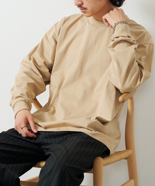 PRO CLUB (プロクラブ)の「【PRO CLUB】6.5ozヘビーロングスリーブTシャツ ロンT PROC-T0045 MURS(Tシャツ/カットソー・メンズ・カーキ/ブラック/グリーン/ホワイト/グレー/ネイビー/チャコールグレー・L/M/XL/2XL)」の5枚目の写真