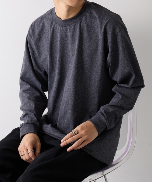 PRO CLUB (プロクラブ)の「【PRO CLUB】6.5ozヘビーロングスリーブTシャツ ロンT PROC-T0045 MURS(Tシャツ/カットソー・メンズ・カーキ/ブラック/グリーン/ホワイト/グレー/ネイビー/チャコールグレー・L/M/XL/2XL)」の1枚目の写真