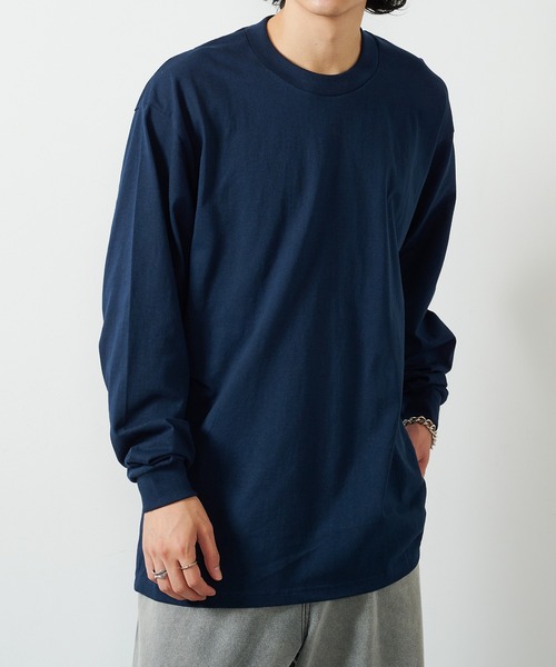 PRO CLUB (プロクラブ)の「【PRO CLUB】6.5ozヘビーロングスリーブTシャツ ロンT PROC-T0045 MURS(Tシャツ/カットソー・メンズ・カーキ/ブラック/グリーン/ホワイト/グレー/ネイビー/チャコールグレー・L/M/XL/2XL)」の20枚目の写真