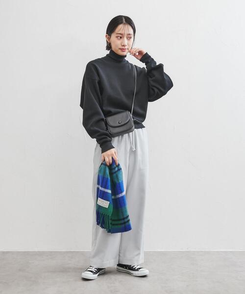 coen（コーエン）の「CVC裏起毛タートルネック（スウェット・レディース・ライラック/モカ/ブラック・M/L）」の5枚目の写真