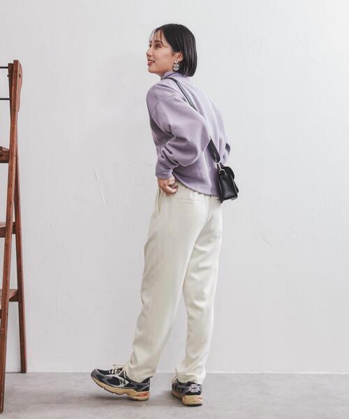 coen（コーエン）の「CVC裏起毛タートルネック（スウェット・レディース・ライラック/モカ/ブラック・M/L）」の14枚目の写真