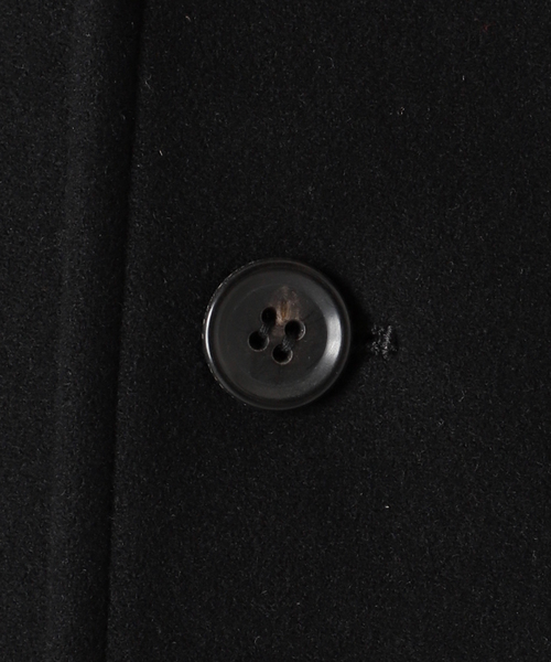 JOURNAL STANDARD（ジャーナルスタンダード）の「【Begin掲載】 ライトメルトン スタンドオーバーコート（チェスターコート・メンズ・ブラック/ダークグリーン/グリーン/オレンジ/オリーブ・SMALL/MEDIUM/LARGE）」の11枚目の写真