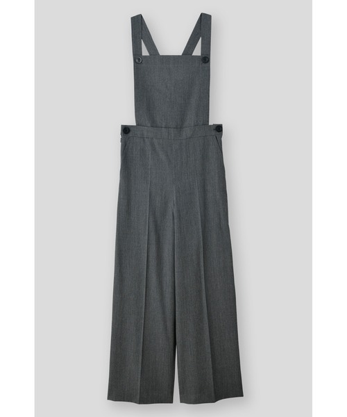 ENFOLD（エンフォルド）の「ハルキングツイル サロペット（ワンピース・レディース・チャコールグレー/ブラック・38/36）」の7枚目の写真