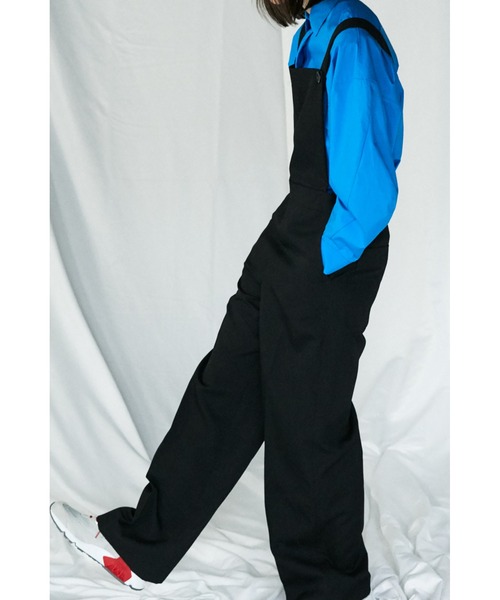 ENFOLD（エンフォルド）の「ハルキングツイル サロペット（ワンピース・レディース・チャコールグレー/ブラック・38/36）」の14枚目の写真