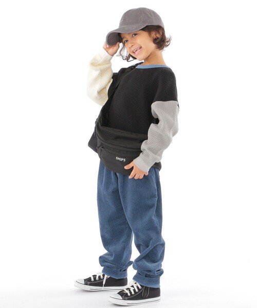 SHIPS（シップス）の「SHIPS KIDS:ファニー パック（ショルダーバッグ・キッズ・ブラック/ベージュ/その他1・ONE SIZE）」の6枚目の写真