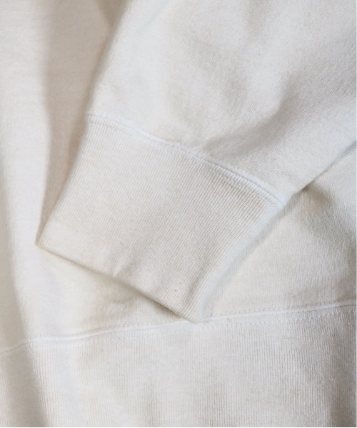 NutmegMills（ナツメグミルズ）の「NUTMEG MILLS/ナツメグミルズ 90S CLASSIC HIGH NECK SWEAT PIGMENT クラシックハイネックスウェットピグメントユニセックス（スウェット・メンズ・ダークブラウン/グリーン/パープル/オフホワイト/ダークネイビー・MEDIUM/LARGE）」の12枚目の写真