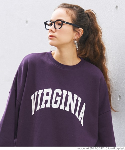 coca（coca）（コカ）の「古着加工裏起毛アソートスウェット（スウェット・レディース・ライトグレー/パープル/カーキ/ブラック・M/L）」の6枚目の写真